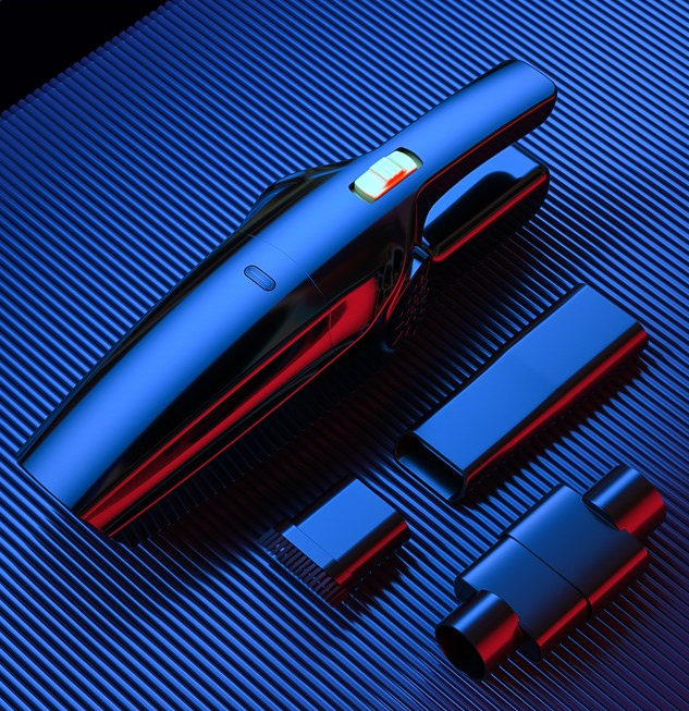 無線充電車載吸塵器產(chǎn)品外觀設計方案